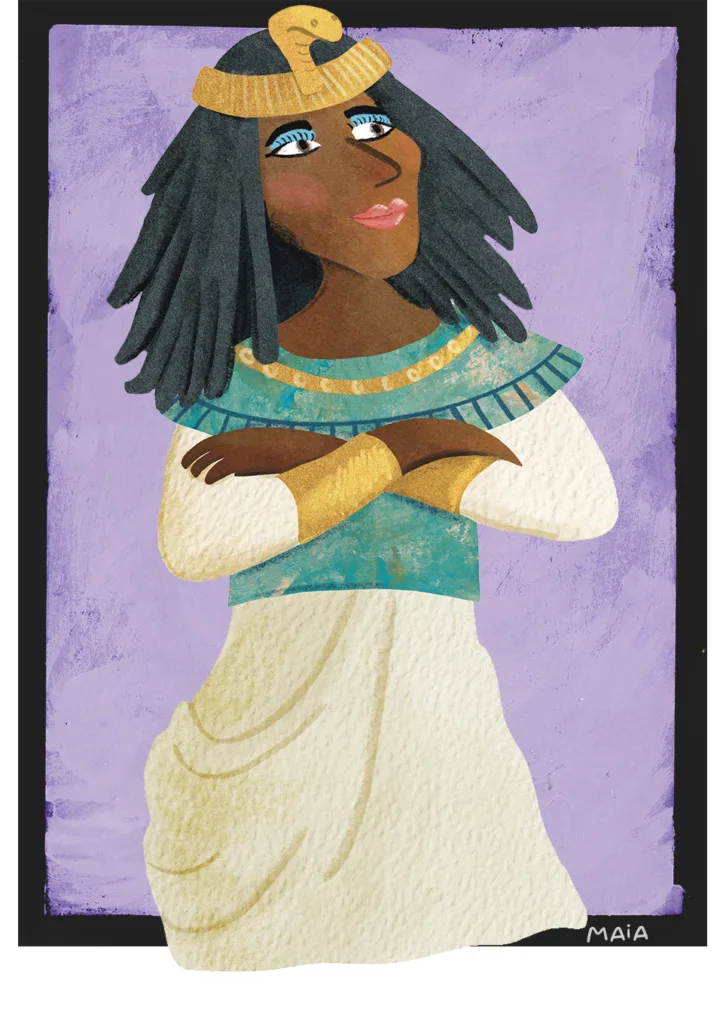Ancient Egyptian Woman for non-fiction Children's Book illustration